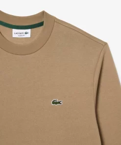 Lacoste Sweatshirts>Herren Jogger-Sweatshirt Aus Aufgerauter Baumwolle Beige Cb8