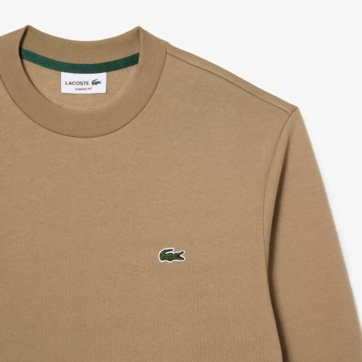 Lacoste Sweatshirts>Herren Jogger-Sweatshirt Aus Aufgerauter Baumwolle Beige Cb8