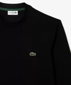 Lacoste Sweatshirts>Herren Jogger-Sweatshirt Aus Aufgerauter Baumwolle Schwarz 031