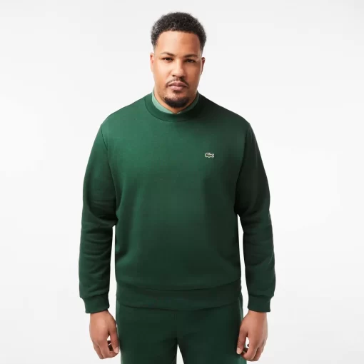 Lacoste Sweatshirts>Herren Jogger-Sweatshirt Aus Aufgerauter Baumwolle Grun 132