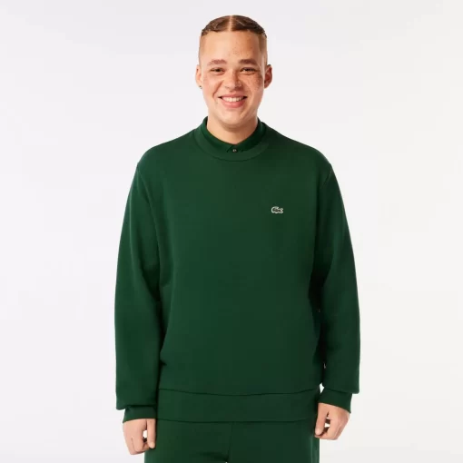 Lacoste Sweatshirts>Herren Jogger-Sweatshirt Aus Aufgerauter Baumwolle Grun 132