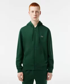 Lacoste Sweatshirts>Herren Jogger-Sweatshirt Mit Kangurutasche Aus Fleece Grun 132