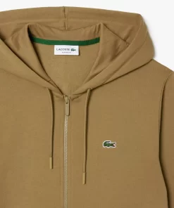 Lacoste Sweatshirts>Herren Jogger-Sweatshirt Mit Kangurutasche Aus Fleece Braun Six