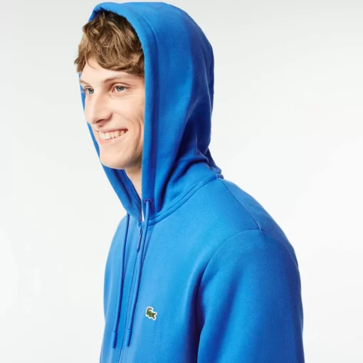 Lacoste Sweatshirts>Herren Jogger-Sweatshirt Mit Kangurutasche Aus Fleece Blau Siy