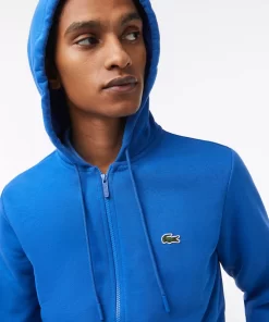 Lacoste Sweatshirts>Herren Jogger-Sweatshirt Mit Kangurutasche Aus Fleece Konigsblau Kxb