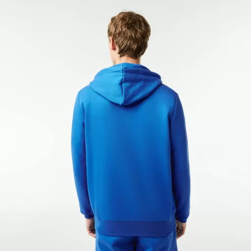 Lacoste Sweatshirts>Herren Jogger-Sweatshirt Mit Kangurutasche Aus Fleece Blau Siy