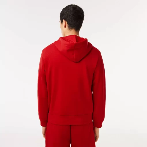 Lacoste Sweatshirts>Herren Jogger-Sweatshirt Mit Kangurutasche Aus Fleece Rot 240