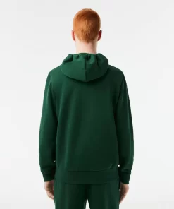 Lacoste Sweatshirts>Herren Jogger-Sweatshirt Mit Kangurutasche Aus Fleece Grun 132