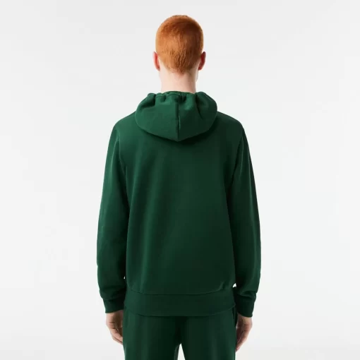 Lacoste Sweatshirts>Herren Jogger-Sweatshirt Mit Kangurutasche Aus Fleece Grun 132