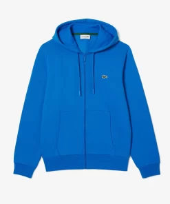 Lacoste Sweatshirts>Herren Jogger-Sweatshirt Mit Kangurutasche Aus Fleece Blau Siy