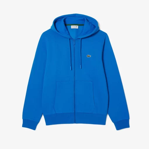 Lacoste Sweatshirts>Herren Jogger-Sweatshirt Mit Kangurutasche Aus Fleece Blau Siy