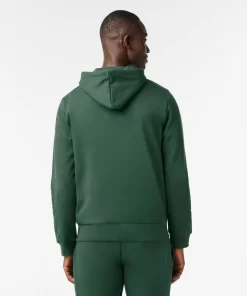 Lacoste Sweatshirts>Herren Jogger-Sweatshirt Mit Kangurutasche Aus Fleece Dunkelgrun Smi