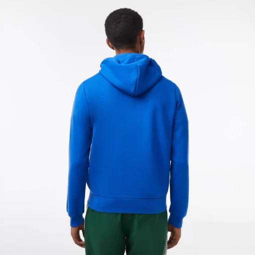 Lacoste Sweatshirts>Herren Jogger-Sweatshirt Mit Kangurutasche Aus Fleece Konigsblau Kxb