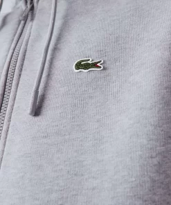 Lacoste Sweatshirts>Herren Jogger-Sweatshirt Mit Kangurutasche Aus Fleece Heidekraut Grau Cca