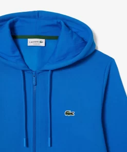 Lacoste Sweatshirts>Herren Jogger-Sweatshirt Mit Kangurutasche Aus Fleece Blau Siy