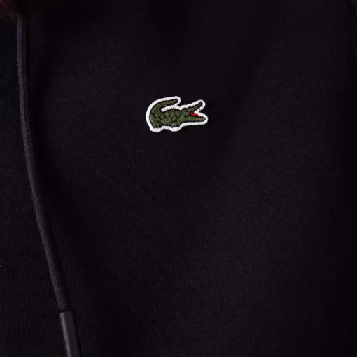 Lacoste Sweatshirts>Herren Jogger-Sweatshirt Mit Kangurutasche Aus Fleece Schwarz 031