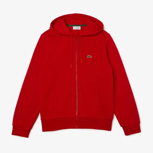 Lacoste Sweatshirts>Herren Jogger-Sweatshirt Mit Kangurutasche Aus Fleece Rot 240