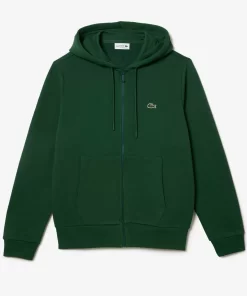 Lacoste Sweatshirts>Herren Jogger-Sweatshirt Mit Kangurutasche Aus Fleece Grun 132