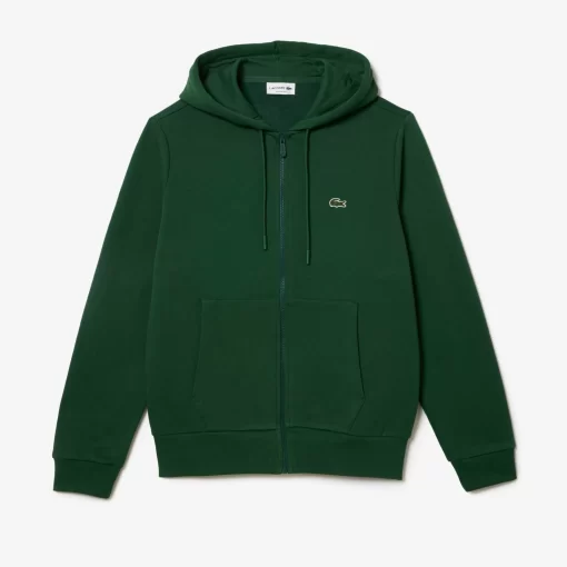 Lacoste Sweatshirts>Herren Jogger-Sweatshirt Mit Kangurutasche Aus Fleece Grun 132