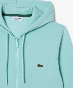 Lacoste Sweatshirts>Herren Jogger-Sweatshirt Mit Kangurutasche Aus Fleece Pastille Minzgrun Lgf