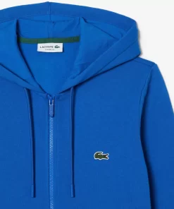 Lacoste Sweatshirts>Herren Jogger-Sweatshirt Mit Kangurutasche Aus Fleece Konigsblau Kxb