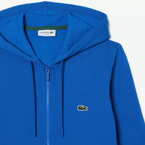 Lacoste Sweatshirts>Herren Jogger-Sweatshirt Mit Kangurutasche Aus Fleece Konigsblau Kxb