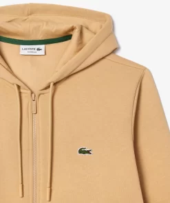 Lacoste Sweatshirts>Herren Jogger-Sweatshirt Mit Kangurutasche Aus Fleece Beige Ixq