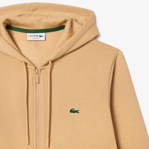 Lacoste Sweatshirts>Herren Jogger-Sweatshirt Mit Kangurutasche Aus Fleece Beige Ixq