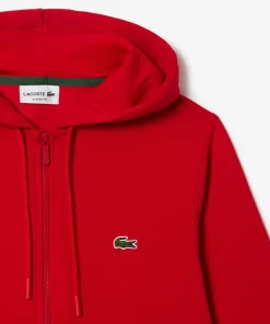 Lacoste Sweatshirts>Herren Jogger-Sweatshirt Mit Kangurutasche Aus Fleece Rot 240