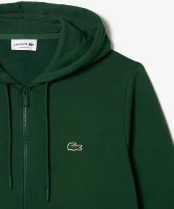 Lacoste Sweatshirts>Herren Jogger-Sweatshirt Mit Kangurutasche Aus Fleece Grun 132