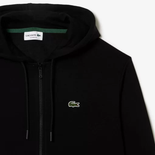 Lacoste Sweatshirts>Herren Jogger-Sweatshirt Mit Kangurutasche Aus Fleece Schwarz 031