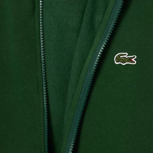 Lacoste Sweatshirts>Herren Jogger-Sweatshirt Mit Kangurutasche Aus Fleece Grun 132