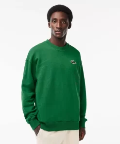 Lacoste Sweatshirts>Herren Jogger-Sweatshirt Mit Rundhals Und Krokodil-Aufdruck Grun Cnq