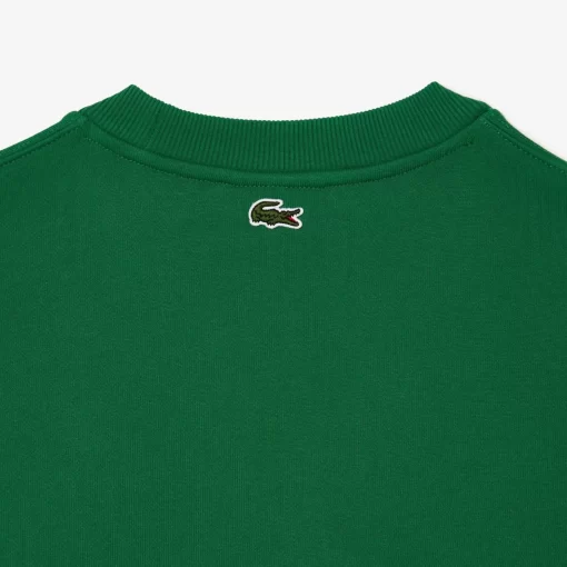 Lacoste Sweatshirts>Herren Jogger-Sweatshirt Mit Rundhals Und Krokodil-Aufdruck Grun Cnq