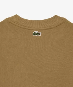 Lacoste Sweatshirts>Herren Jogger-Sweatshirt Mit Rundhals Und Krokodil-Aufdruck Braun Six