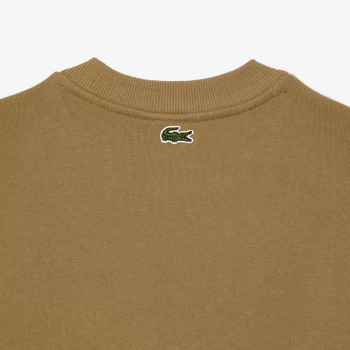 Lacoste Sweatshirts>Herren Jogger-Sweatshirt Mit Rundhals Und Krokodil-Aufdruck Braun Six