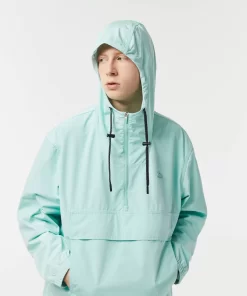 Lacoste Jacken & Mäntel>Herren Kapuzenjacke Zum Uberziehen Pastille Minzgrun Lgf