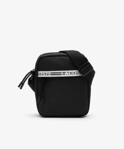 Lacoste Crossbody Taschen>Herren Neocroc Kuriertasche Aus Recycelten Fasern Noir Blanc 279