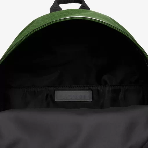 Lacoste Rucksäcke>Herren Neocroc Rucksack Mit Logostreifen Vert 132 Noir Blanc M75