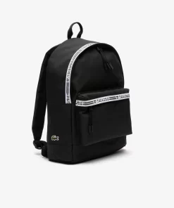 Lacoste Rucksäcke>Herren Neocroc Rucksack Mit Logostreifen Noir Blanc 279