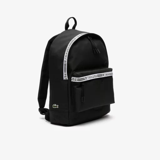 Lacoste Rucksäcke>Herren Neocroc Rucksack Mit Logostreifen Noir Blanc 279