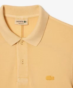 Lacoste Poloshirts>Herren Poloshirt Aus Bio-Baumwolle Gelb K71