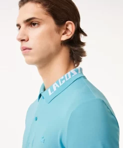 Lacoste Poloshirts>Herren Poloshirt Aus Stretch Pique Blau Spi