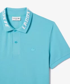 Lacoste Poloshirts>Herren Poloshirt Aus Stretch Pique Blau Spi