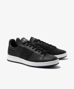 Lacoste Sneakers>Herren Premium-Sneakers Carnaby Pro Aus Leder Black White 312