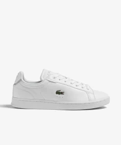 Lacoste Sneakers>Herren Premium-Sneakers Carnaby Pro Bl Aus Ton-In-Ton Leder White/White 21G