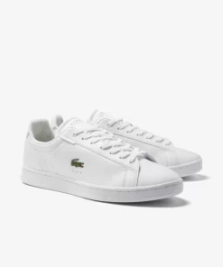 Lacoste Sneakers>Herren Premium-Sneakers Carnaby Pro Bl Aus Ton-In-Ton Leder White/White 21G