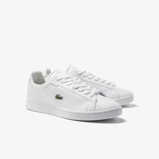 Lacoste Sneakers>Herren Premium-Sneakers Carnaby Pro Bl Aus Ton-In-Ton Leder White/White 21G