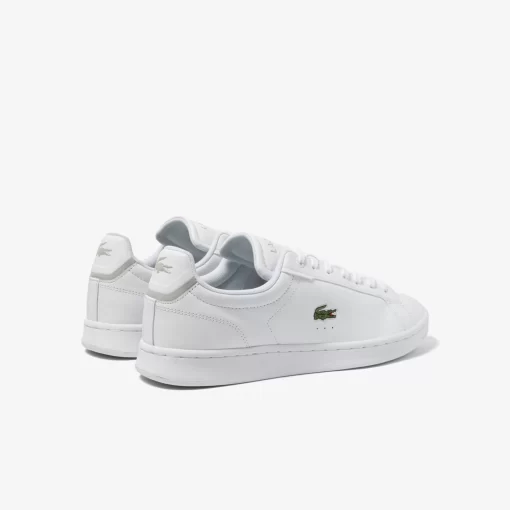 Lacoste Sneakers>Herren Premium-Sneakers Carnaby Pro Bl Aus Ton-In-Ton Leder White/White 21G