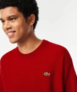 Lacoste Pullover>Herren Pullover Aus Wolle Mit Rundhals Rot 240